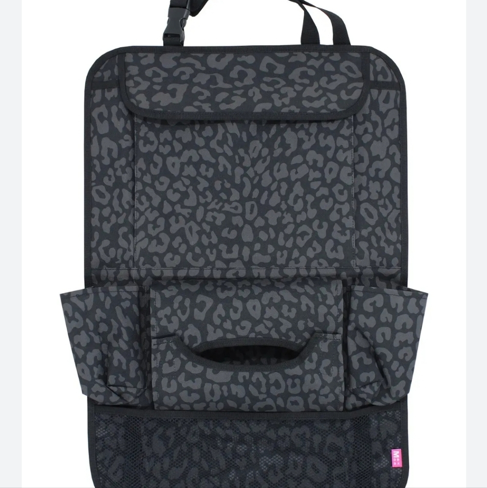Miamica Leopard Print Car Seat Organizer